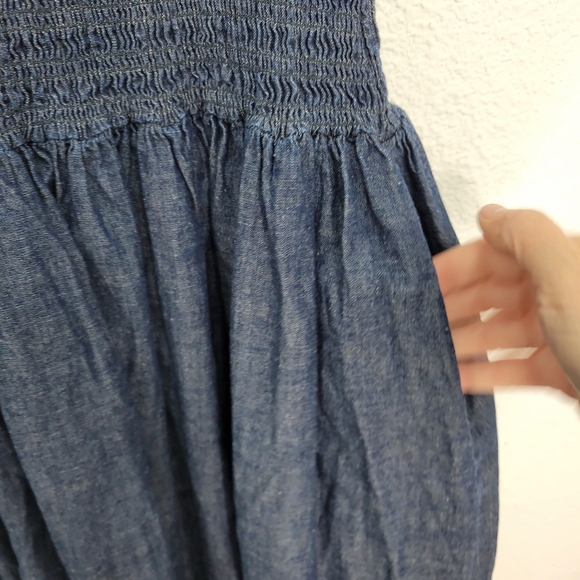 Madewell Smocked Maxi Dress NV350 NWT Size S - Picture 10 of 12